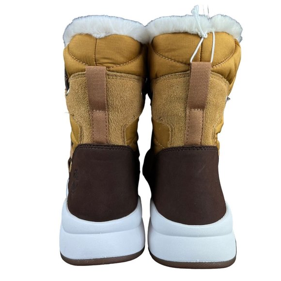 Timberland Boroughs Project Mid Brown Leather Waterproof Boots Women's Size 9 M - Picture 5 of 9